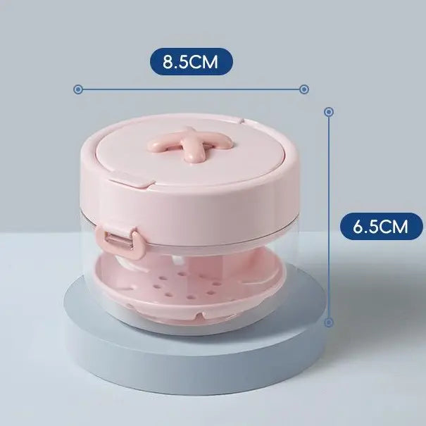 Retainer Cleaning Case - Clean, Soak, Drain & Store in One