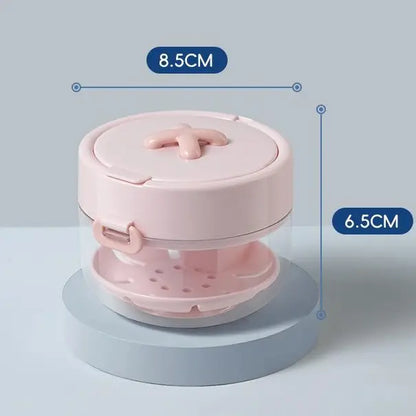 Retainer Cleaning Case - Clean, Soak, Drain & Store in One