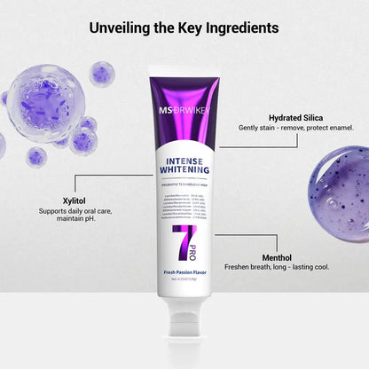 Purple Whitening Toothpaste – 7-Probiotic Formula For A Brighter, Fresher Smile