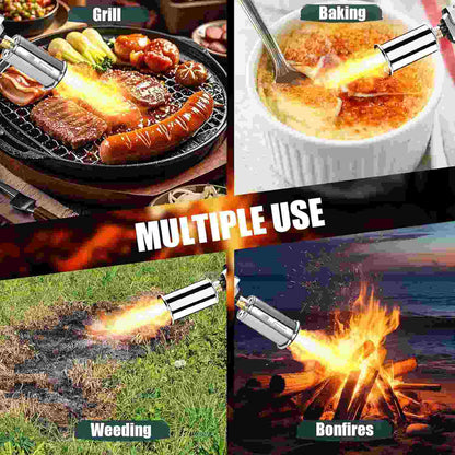 Powerful Propane Torch Flamethrower with Instant Piezo Ignition