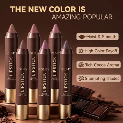 Matte Lipstick Set – 6 Brown Shades For Every Lip Look