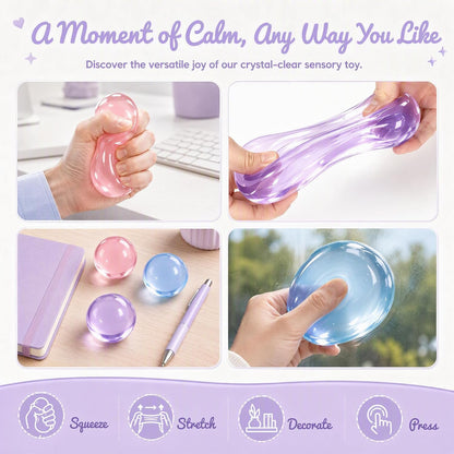 Slow-Rising Squishy Stress Balls - Soft Squeeze Toys For Satisfying Sensory Fun