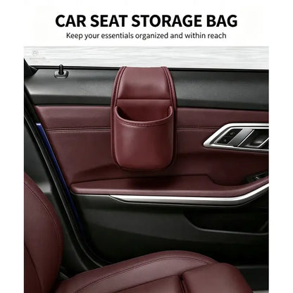 Instant Leather Car Door Storage Pocket Organizer