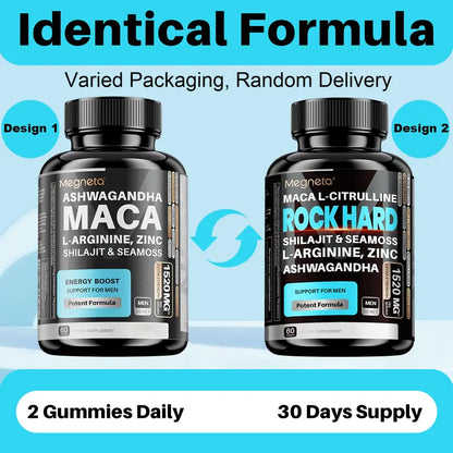 Men's Daily Vitality Formula - 20-In-1 Herbal Nutrient Blend For Energy & Stamina Support