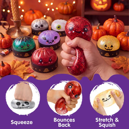 Halloween Squishy Dumpling Toy - Slow Rebound Fun For Stress Relief & Smiles