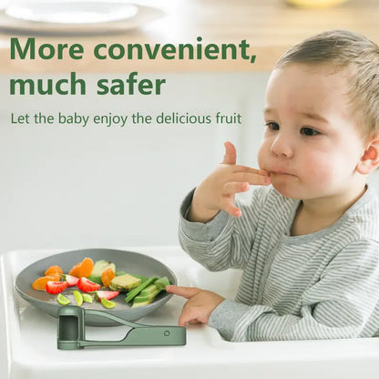 Toddler Snack Cutter - One Press Quarter Cutting For Easy Snack Prep