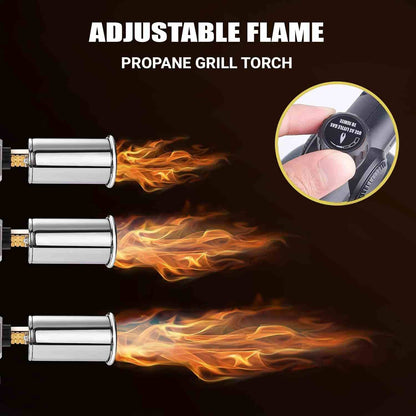 Powerful Propane Torch Flamethrower with Instant Piezo Ignition