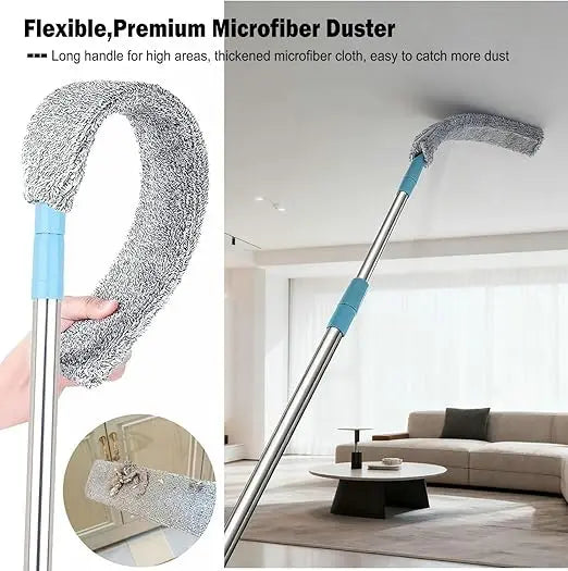 Reach Anywhere Reachable: Flexible Long-Handle Microfiber Duster
