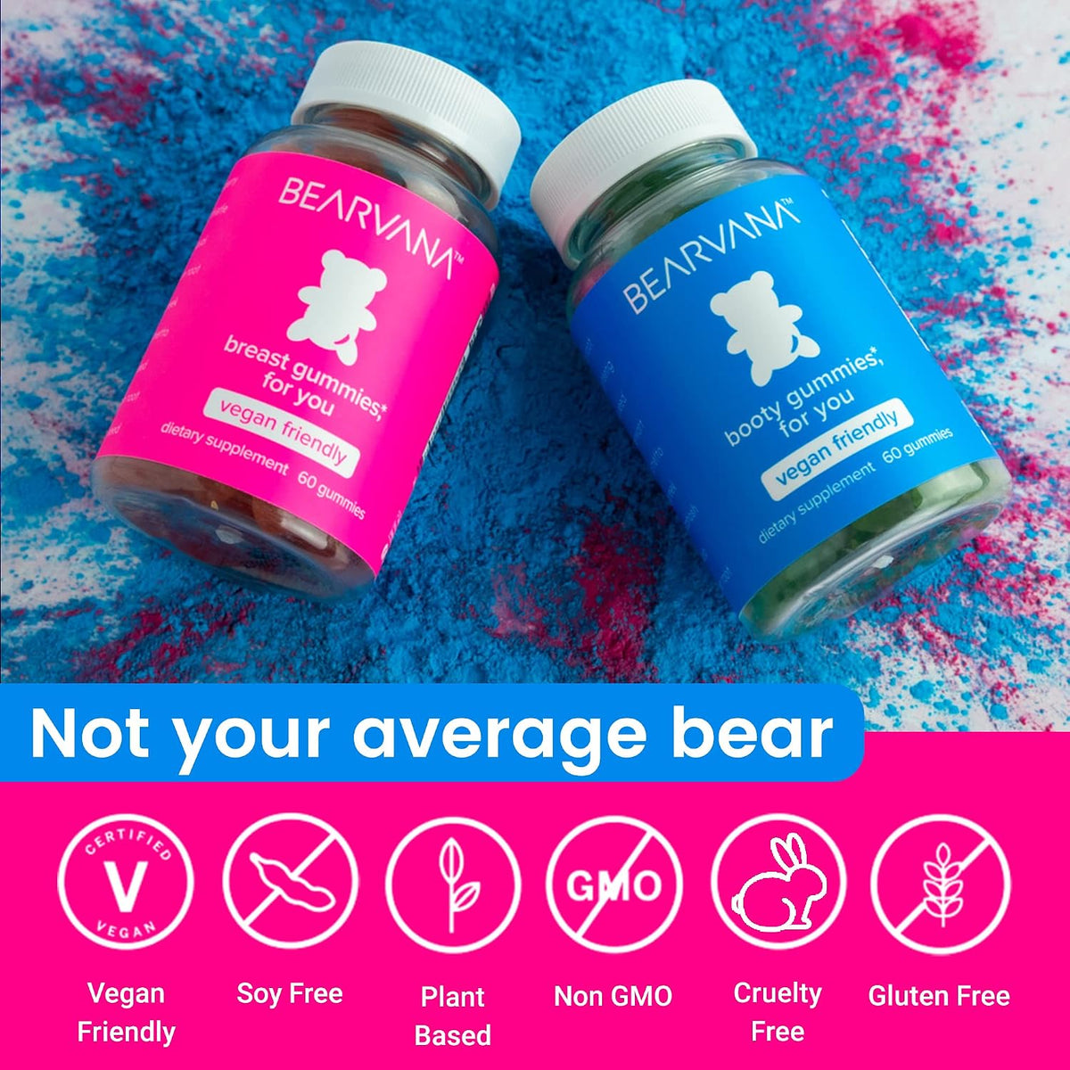Women’s Wellness Gummies – BEARVANA Women's 16-Herb Wellness Gummies Combo Pack