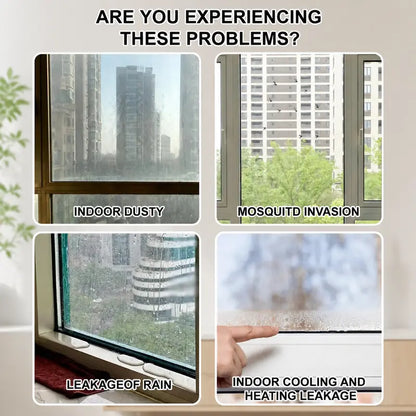 Adhesive Weather Stripping - Peel & Stick Seal for Door & Window Gaps