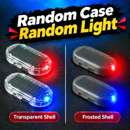 Solar Car Warning Light – Auto-Flashing Security Deterrent for Parked Cars