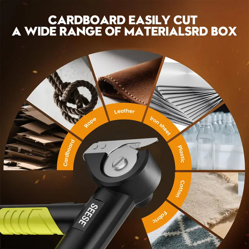 Cut Anything Effortlessly: Cordless Electric Scissors for Heavy-Duty Fabric & Cardboard