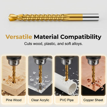 Ultimate Titanium Coated HSS Drill & Saw Bits Set