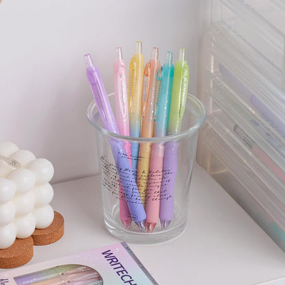 Silent Click Quick-Dry Gel Pens (0.7mm Medium Point, Black Ink)