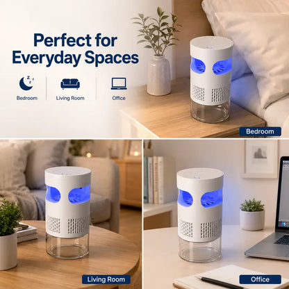 Plug-In Mosquito Trap - Switch On & Trap Mosquitoes While You Sleep