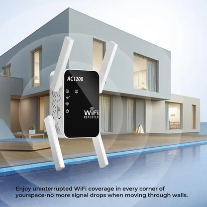 WiFi Extender - Extend Coverage For Fewer Dead Zones