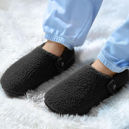 Fuzzy Comfort Slippers - Plush Warm Lining For Cozy Everyday Relaxation
