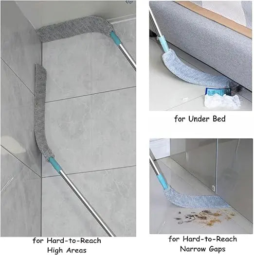 Reach Anywhere Reachable: Flexible Long-Handle Microfiber Duster