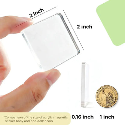 Magnetic Photo Frames - Peel & Stick Acrylic For Personalized Memories