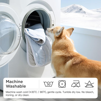 Cooling Pet Mat - Gel-Free Breathable Fabric For Instant Summer Comfort & All-Day Rest For Dogs