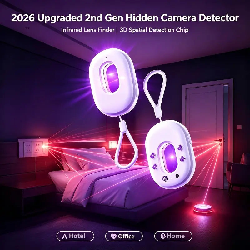 Hidden Camera Detector - Infrared Lens Scanning for Travel Privacy