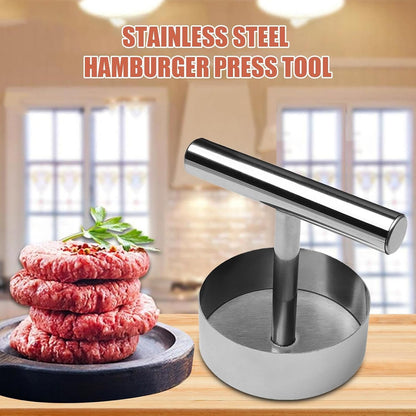 Professional Stainless Steel Burger Press for Perfect Uniform Patties