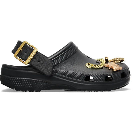 Elevate Everyday Comfort with Metallic Accent Platform Clogs