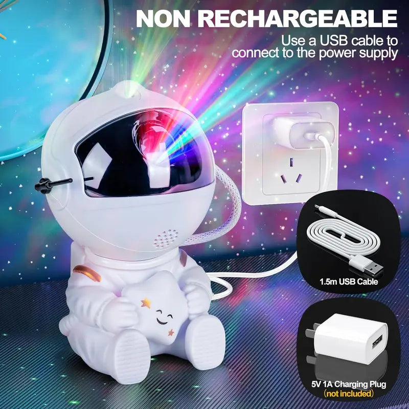 Astronaut galaxy star projector — original source product image