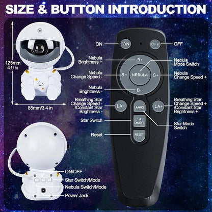 Astronaut galaxy star projector — original source product image