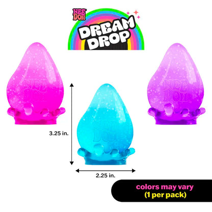 NeeDoh Dream Drop – Raindrop Sensory Toy with Dreamy Smooth Squeeze | Buy 1 Get 1 Free