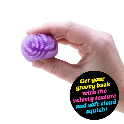 NeeDoh Teenie Fuzz Ball 3-Pack – Sensory Fidget Toy with Velvet Texture | Buy 1 Get 1 Free