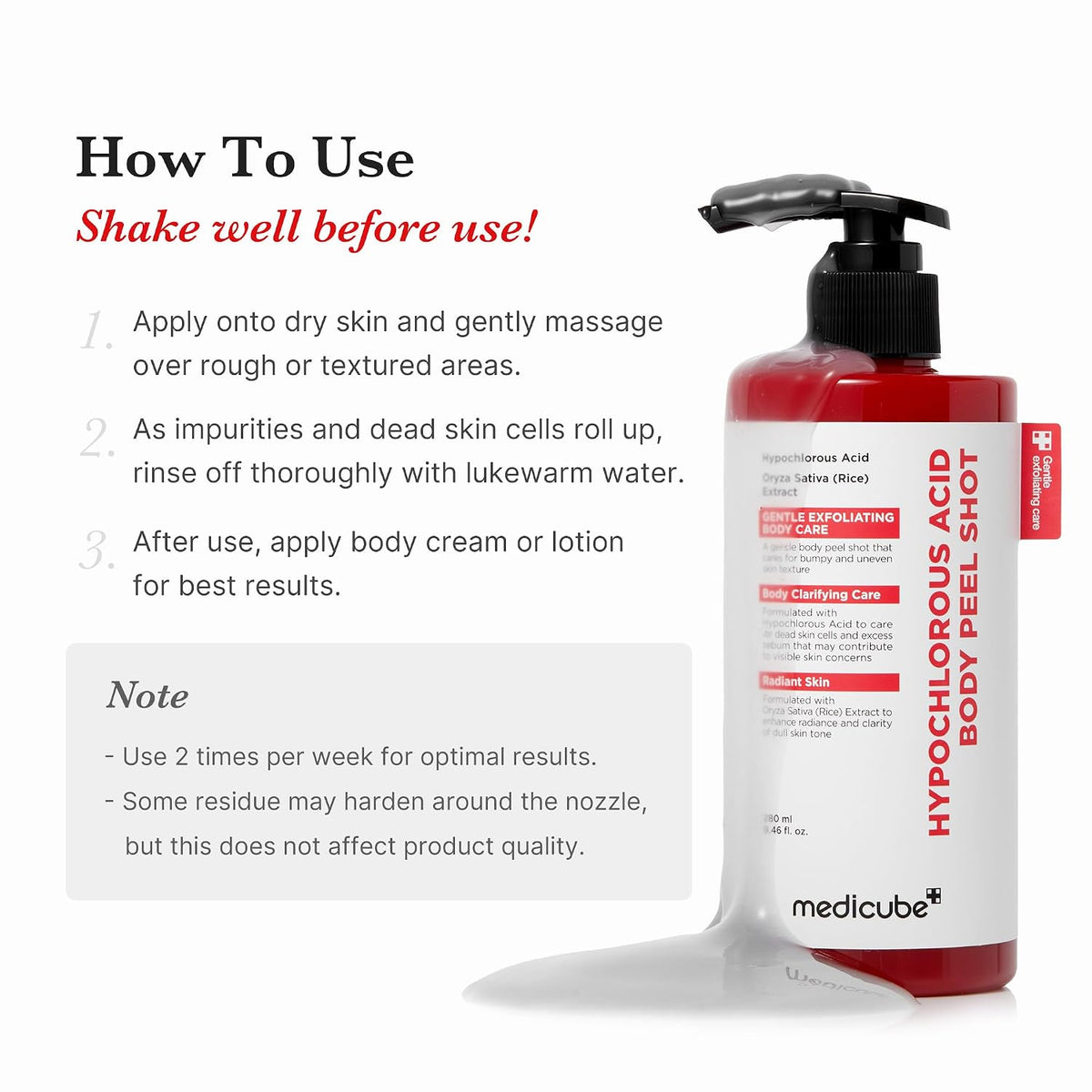 medicube Body Peel Shot Duo