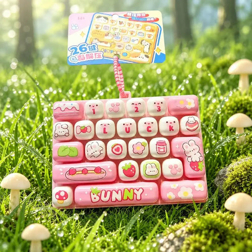 26-Key Mechanical Keyboard Fidget Toy with LED Light