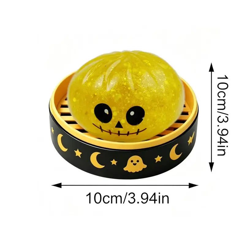 Halloween Mystery Jelly Dumpling Squishy Buns Set for Instant Stress Relief