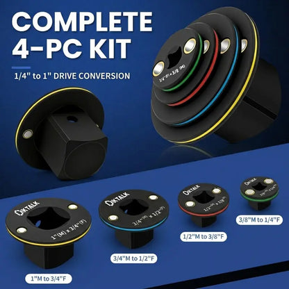 Ultra-Low Profile Impact Socket Adapter Set – Reach Ultra-Tight Spaces Fast