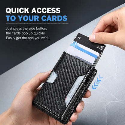 Slim Pop-Up RFID Blocking Wallet