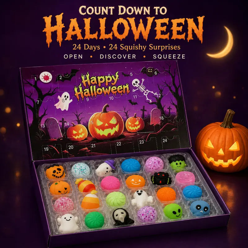 24-Day Halloween Squishy Advent Calendar Surprise Box