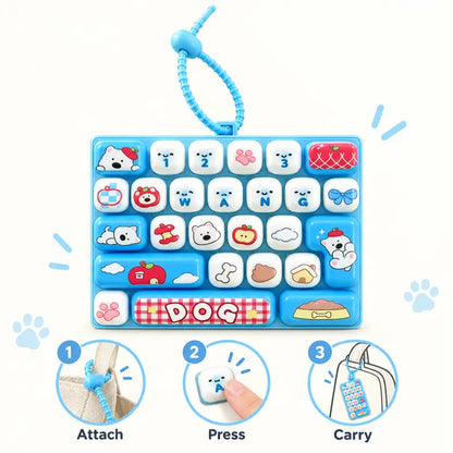 26-Key Mechanical Keyboard Fidget Toy with LED Light