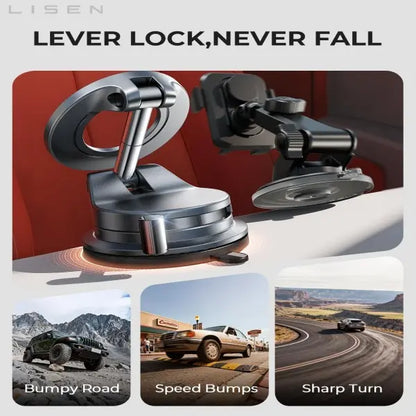 Ultra-Strong Magnetic Vacuum Car Phone Mount | Buy 1 Get 1 Free