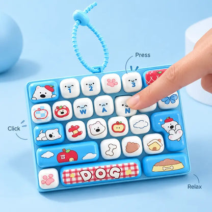 26-Key Mechanical Keyboard Fidget Toy with LED Light