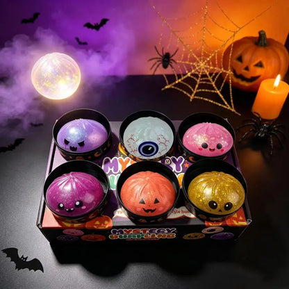 Halloween Mystery Jelly Dumpling Squishy Buns Set for Instant Stress Relief