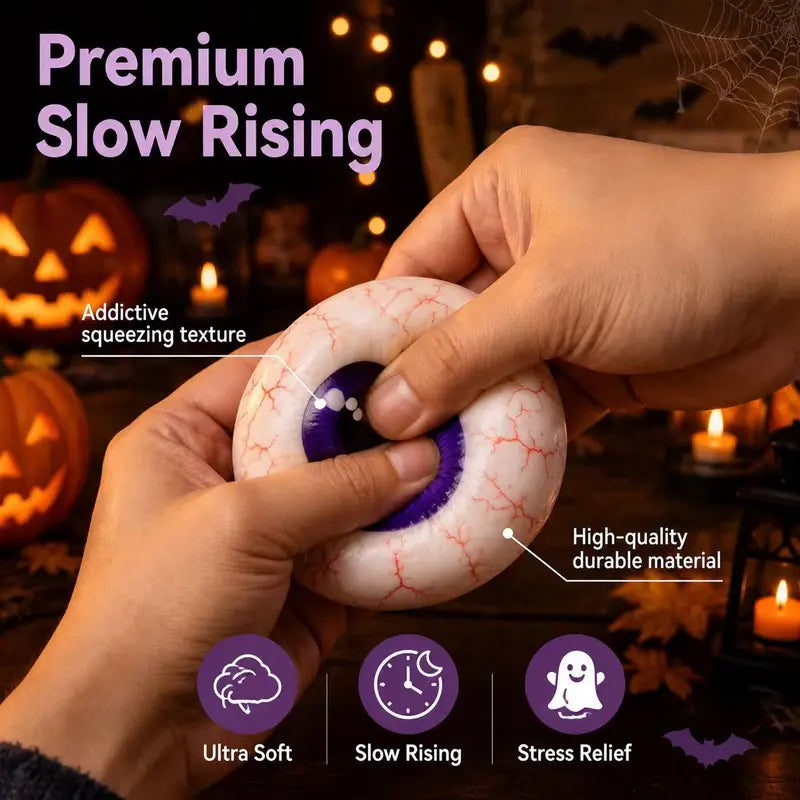 Halloween Mystery Jelly Dumpling Squishy Buns Set for Instant Stress Relief