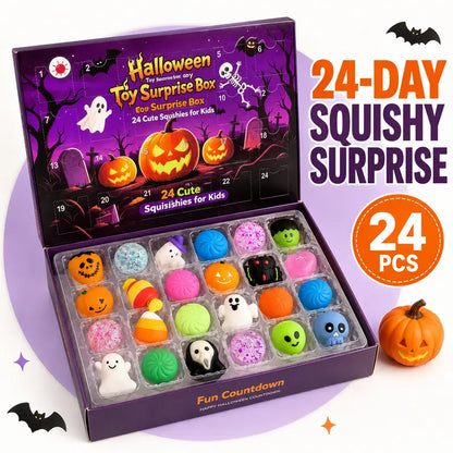 24-Day Halloween Squishy Advent Calendar Surprise Box