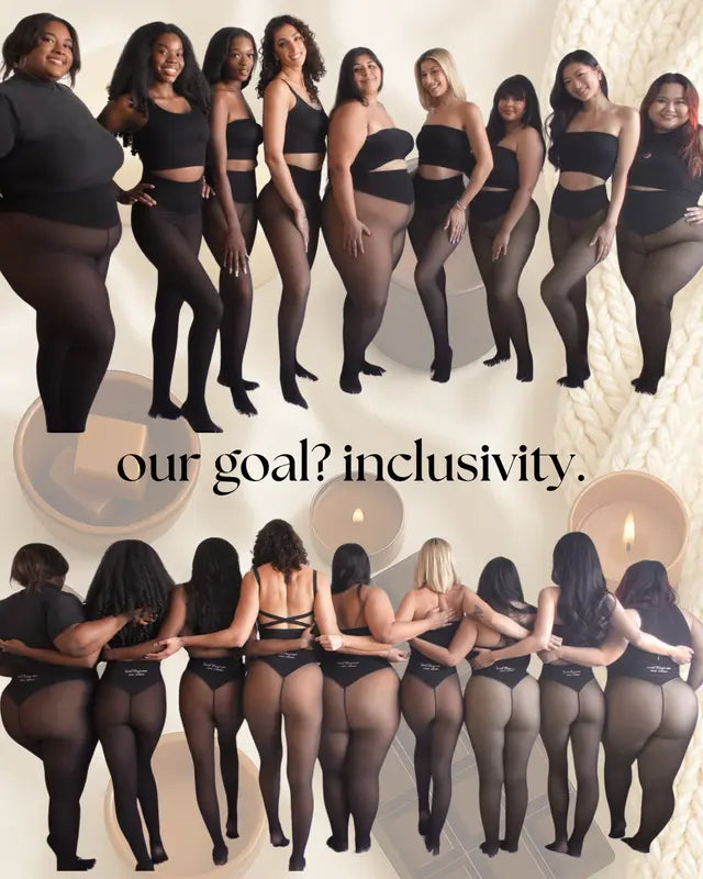 Fleece Lined Tights with Waist-Snatching Compression Band | Buy 1 Get 1 Free
