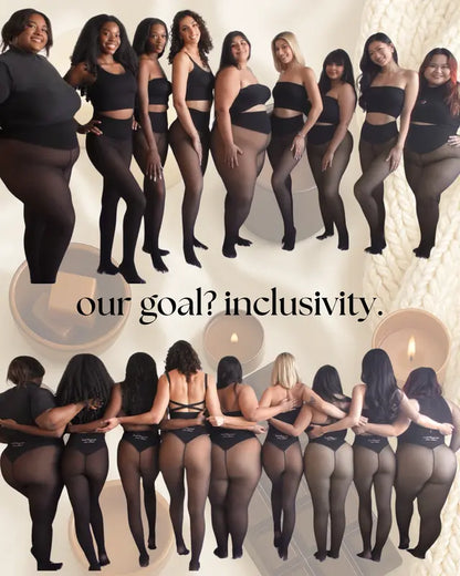Fleece Lined Tights with Waist-Snatching Compression Band | Buy 1 Get 1 Free