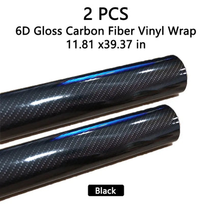 6D Ultra High-Gloss Carbon Fiber Vinyl Wrap Film