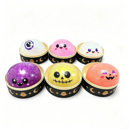 Halloween Mystery Jelly Dumpling Squishy Buns Set for Instant Stress Relief