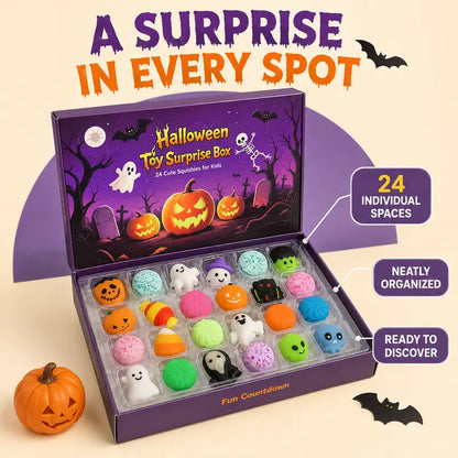 24-Day Halloween Squishy Advent Calendar Surprise Box