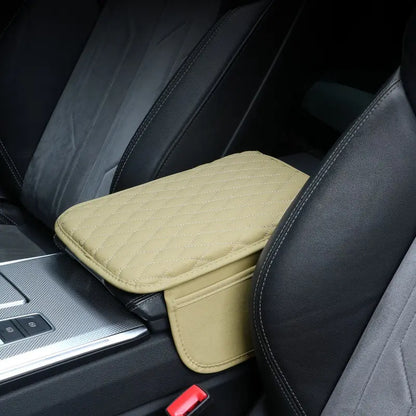 Ergonomic Memory Foam Car Armrest Cushion with Storage