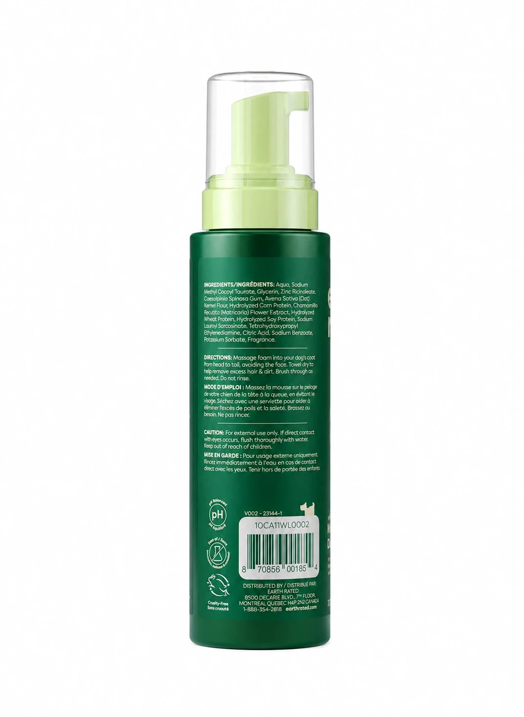 Instant Waterless Dog Shampoo Foam - Clean, Deodorize & Condition Without Water